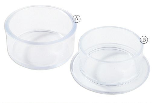 Futter u. Wassernapf 7cm klar 